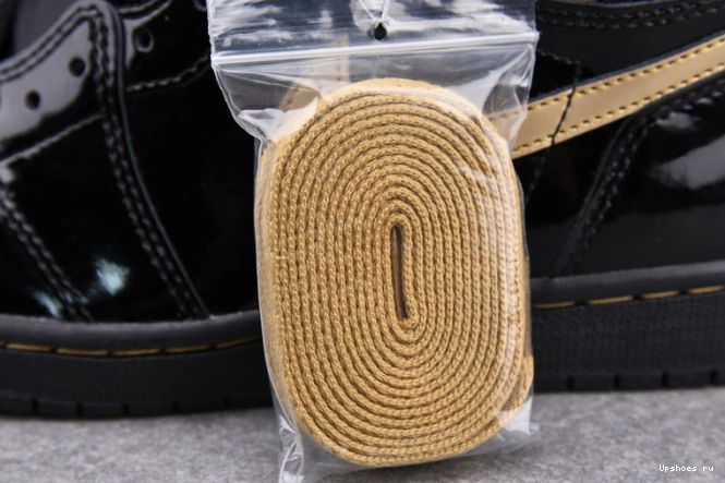 Air Jordan Metallic High (2020) Retro Gold 1 Black 555088-032 0319